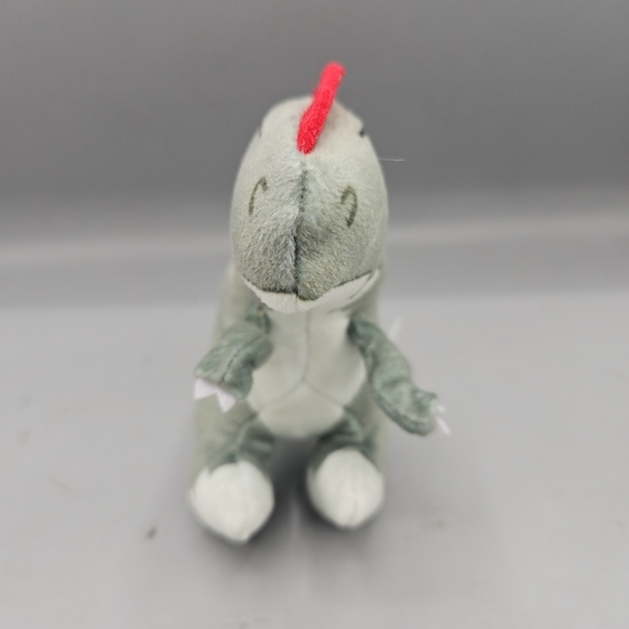 Mattel Jurassic World Roaring Velociraptor Dinosaur Plush 2022 Green Red 5" - Picture 2 of 7